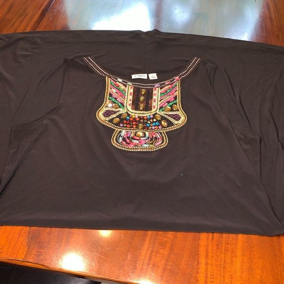 Black dress with beaded detail - Picture 5 of 5